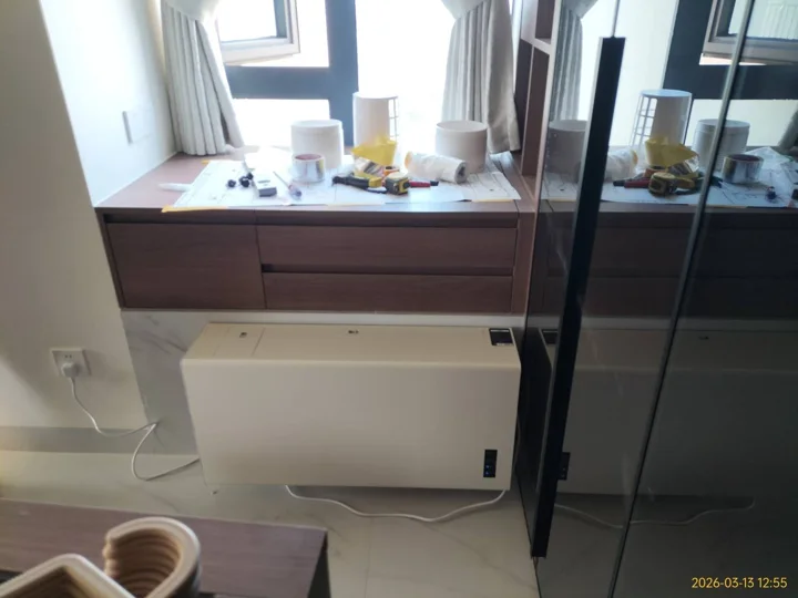 PRO与MINI系列壁挂新风机家庭安装实拍09